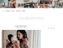 Tablet Screenshot of dreaminginsatin.com